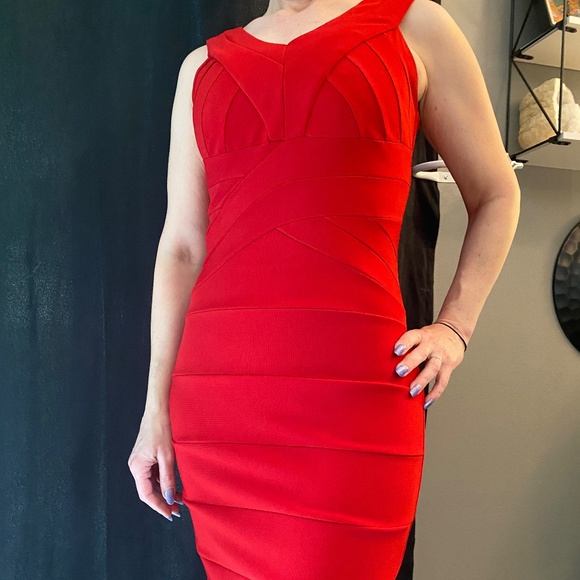 Red Ruby Rox Bandage Dress - Picture 1 of 3